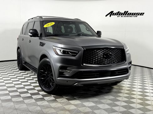 Used 2021 INFINITI QX80 Sensory w/ Cargo Package RWD image 1