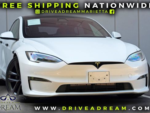 Used 2021 Tesla Model S Plaid AWD/4WD image 3