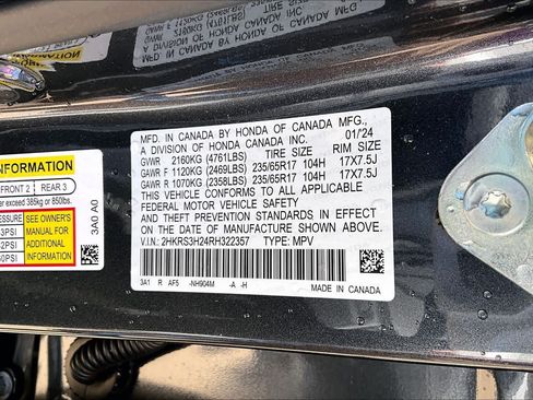 Used 2024 Honda CR-V LX image 32