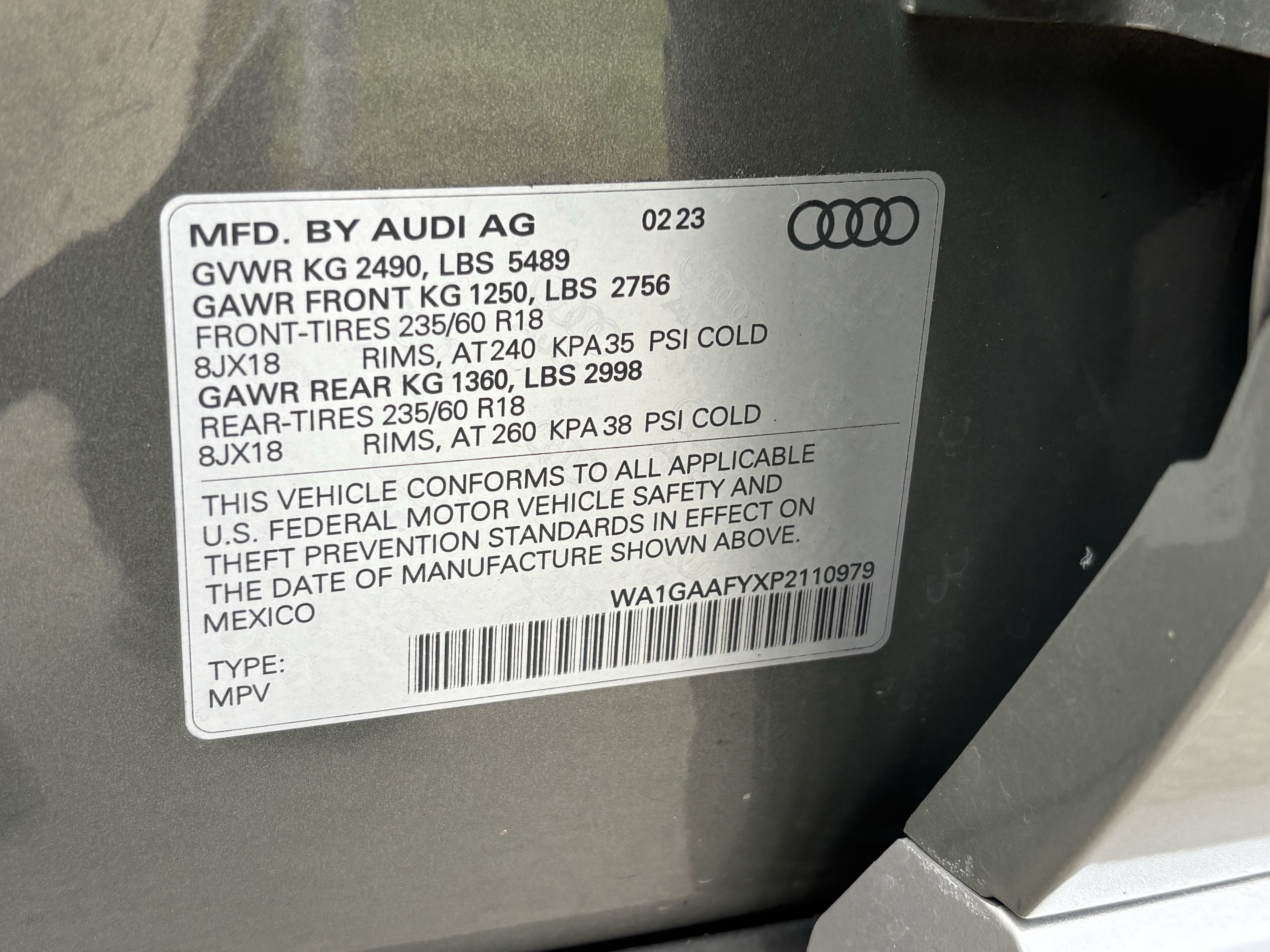 Certified 2023 Audi Q5 2.0T Premium w/ Convenience Package AWD/4WD image 37
