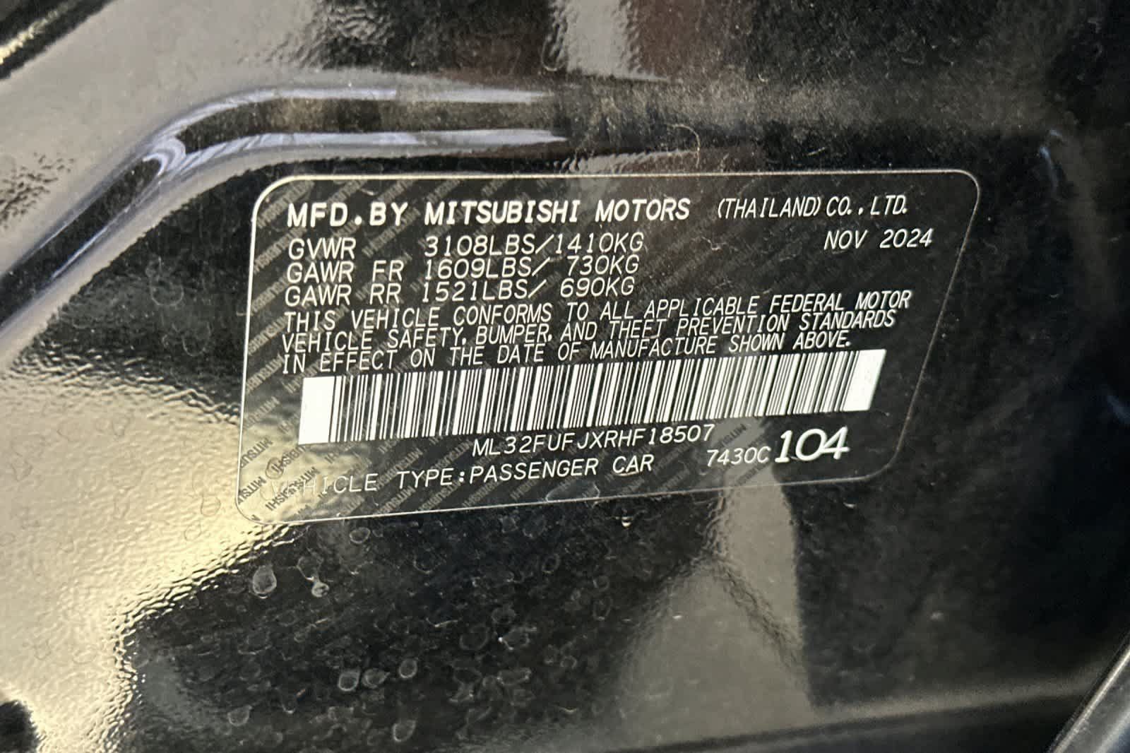 Used 2024 Mitsubishi Mirage G4 ES FWD image 27