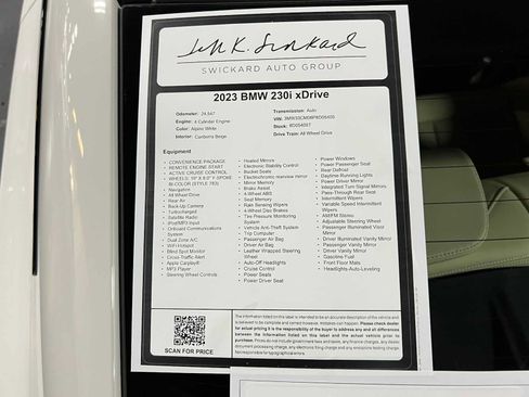 Used 2023 BMW 230i xDrive Coupe w/ Convenience Package AWD/4WD image 42