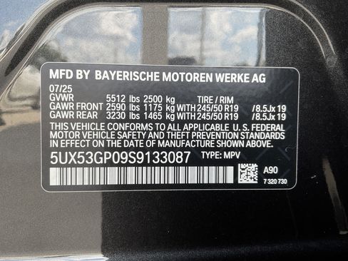 New 2025 BMW X3 xDrive30i w/ Convenience Package image 37