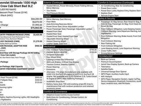 Used 2024 Chevrolet Silverado 1500 High Country w/ High Country Premium Package AWD/4WD image 8