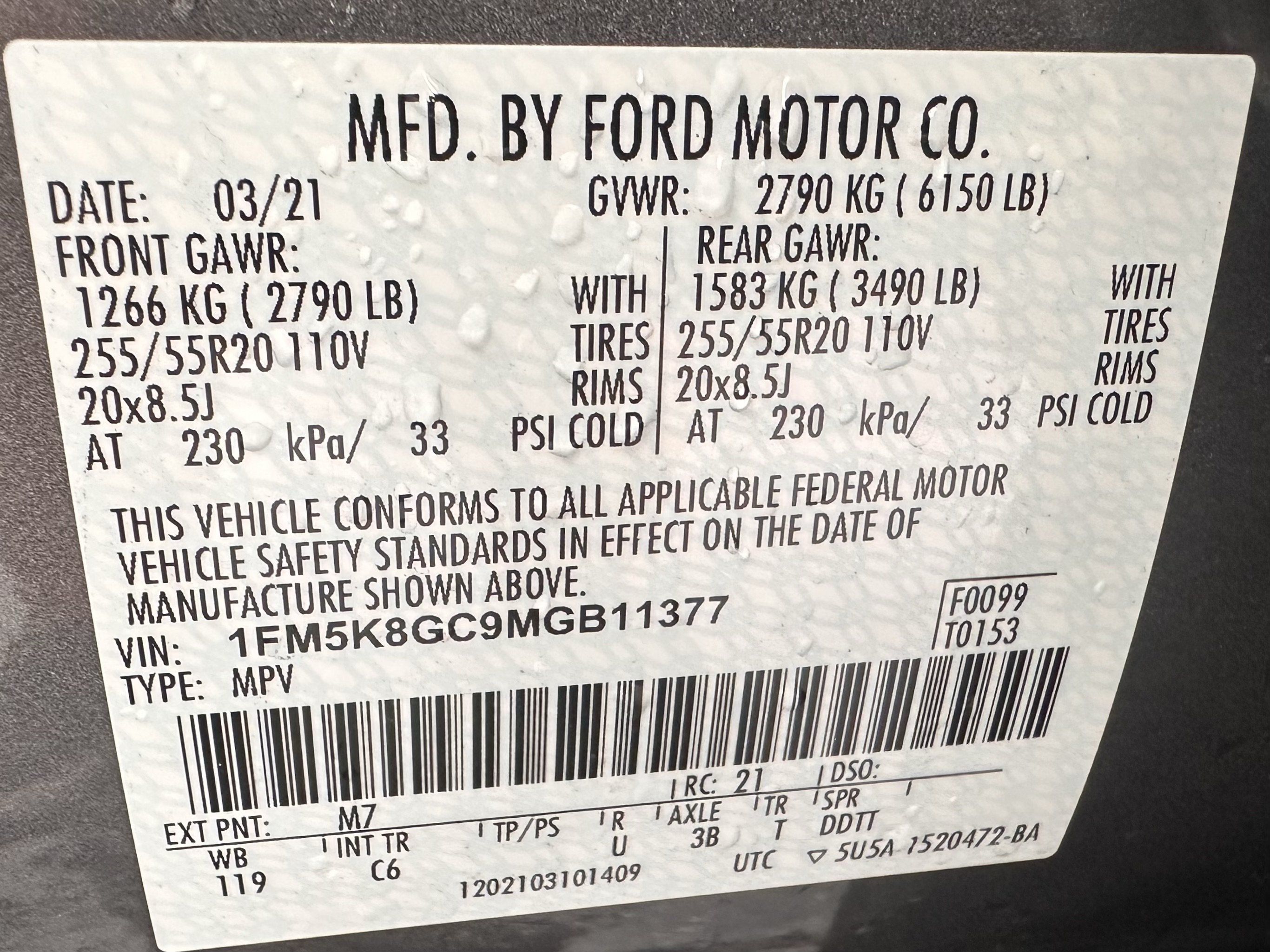 Used 2021 Ford Explorer ST w/ Equipment Group 401A AWD/4WD image 32