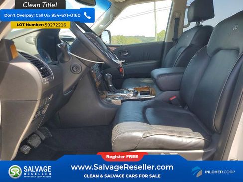 Used 2012 INFINITI QX56 4WD w/ Theater Pkg image 9