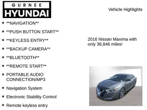 Used 2016 Nissan Maxima 3.5 S FWD image 7