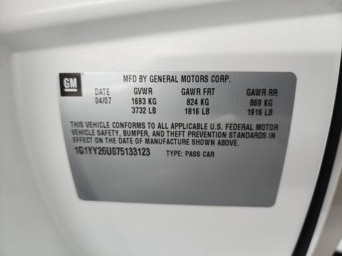 Used 2007 Chevrolet Corvette Coupe w/ Preferred Equipment Group image 56