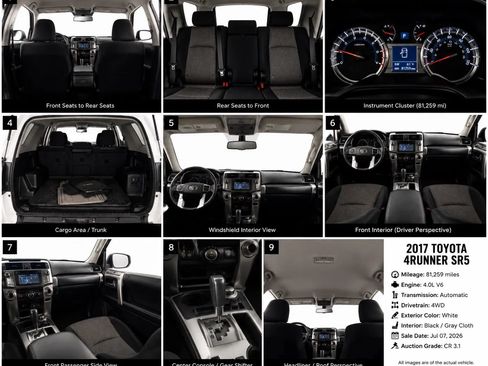 Used 2017 Toyota 4Runner SR5 AWD/4WD image 15