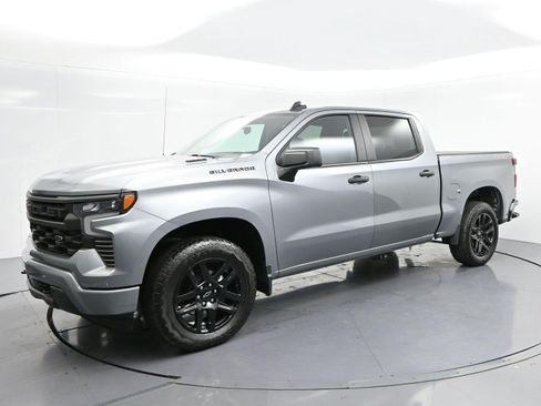 Used 2025 Chevrolet Silverado 1500 Custom w/ Turbomax Blackout Package AWD/4WD image 3