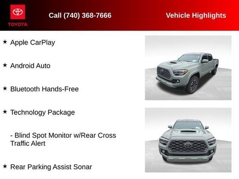 Used 2023 Toyota Tacoma TRD Sport w/ Technology Package image 12