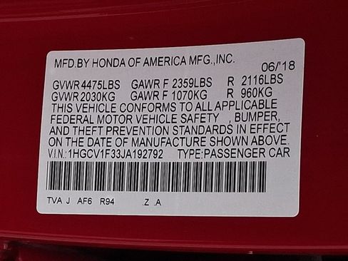 Used 2018 Honda Accord Sport image 26