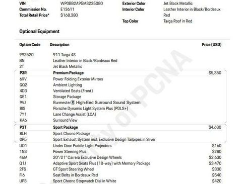 Certified 2021 Porsche 911 Targa 4S image 6