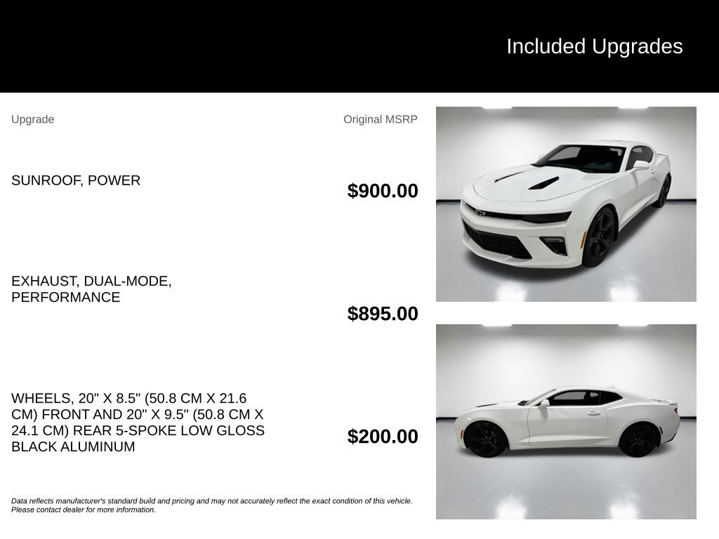 Used 2017 Chevrolet Camaro SS RWD image 7