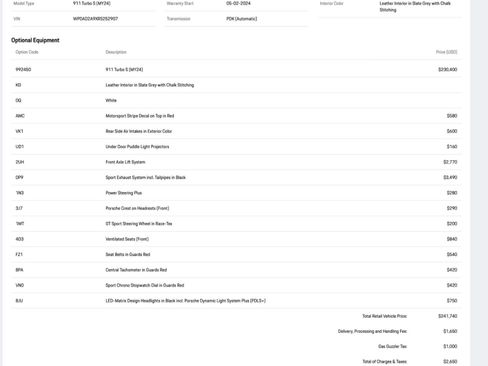 Certified 2024 Porsche 911 Turbo S image 32