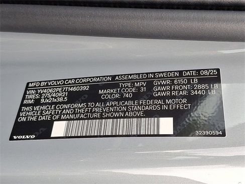 New 2026 Volvo XC90 B6 Plus w/ Protection Package Premier image 11