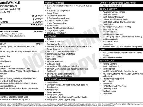 Used 2025 Toyota RAV4 XLE w/ Convenience Package FWD image 9
