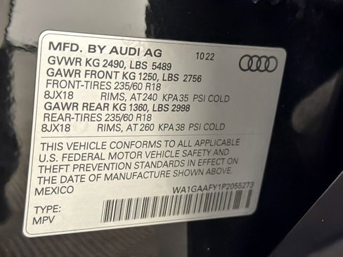 Used 2023 Audi Q5 2.0T Premium w/ Convenience Package AWD/4WD image 27