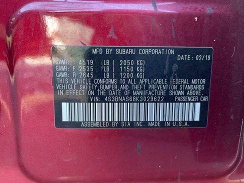 Used 2019 Subaru Legacy 2.5i Sport image 31