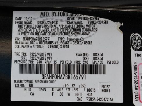 Used 2011 Ford Fusion SE w/ 202A Rapid Spec Order Code image 34