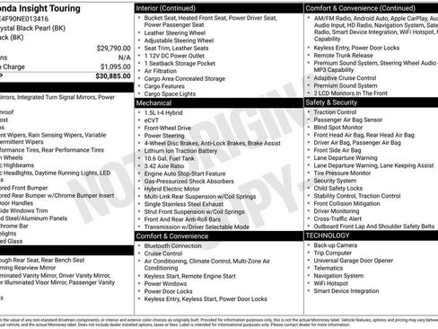 Used 2022 Honda Insight Touring image 40