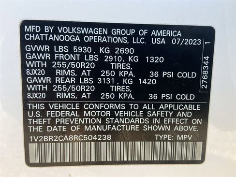 Used 2024 Volkswagen Atlas SEL image 34