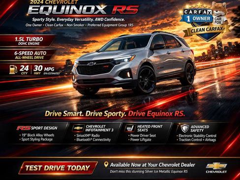 Used 2024 Chevrolet Equinox RS image 3