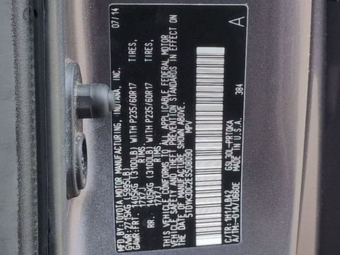 Used 2014 Toyota Sienna XLE w/ XLE Premium Package FWD image 31