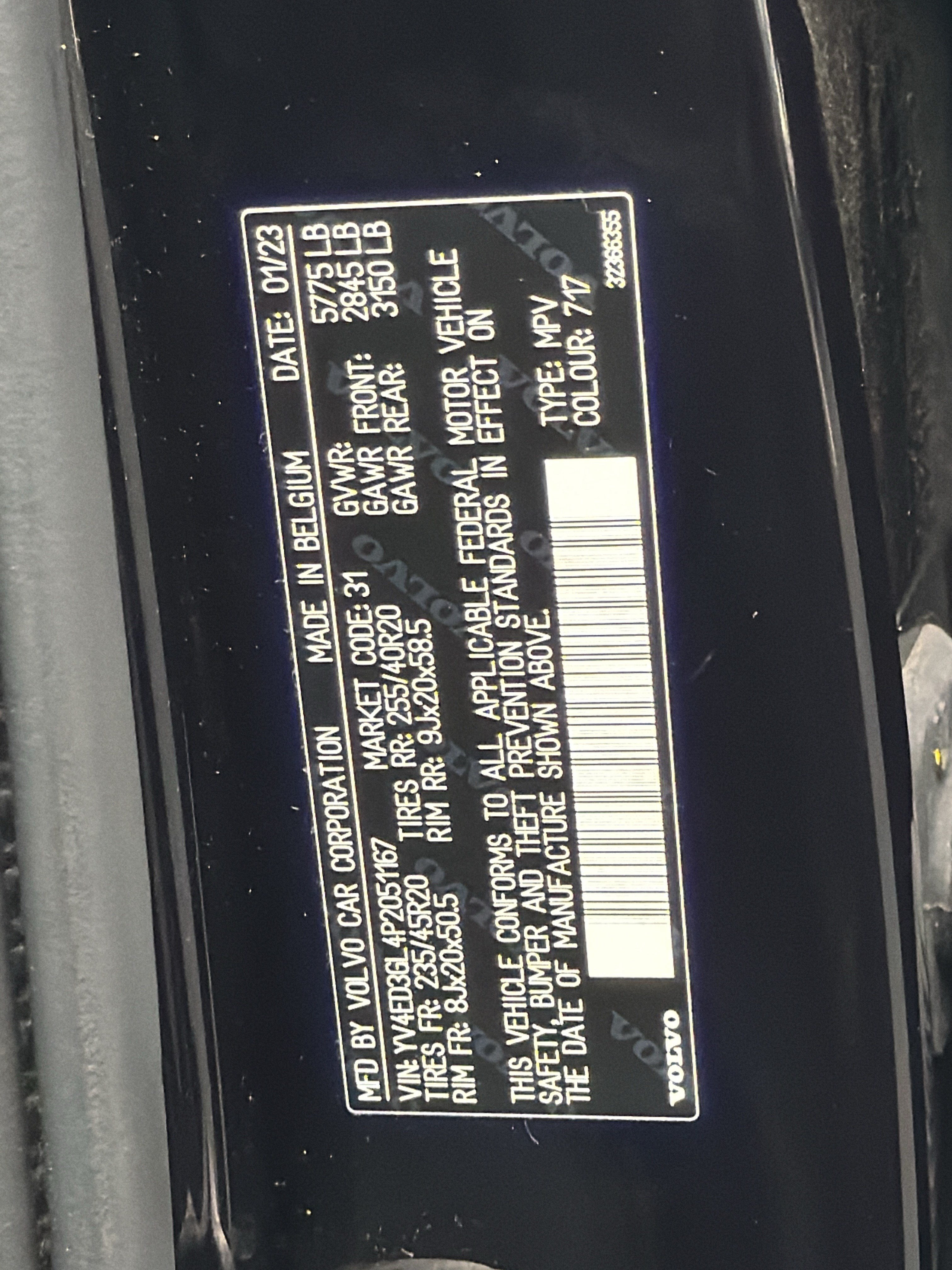 Certified 2023 Volvo C40 P8 Recharge Plus w/ Climate Package AWD/4WD image 37