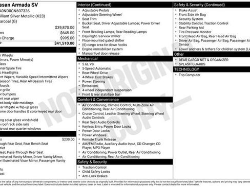 Used 2012 Nissan Armada SV image 7