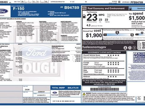 Used 2023 Ford F150 Lariat w/ Trailer Tow Package AWD/4WD image 20