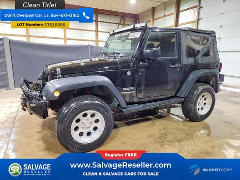 Used 2015 Jeep Wrangler Sport w/ Quick Order Package 23S AWD/4WD image 1