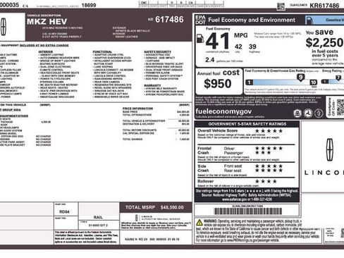 Used 2019 Lincoln MKZ Reserve w/ Luxury Package image 4