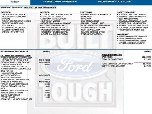 New 2026 Ford F250 XL w/ XL Off-Road Package image 2