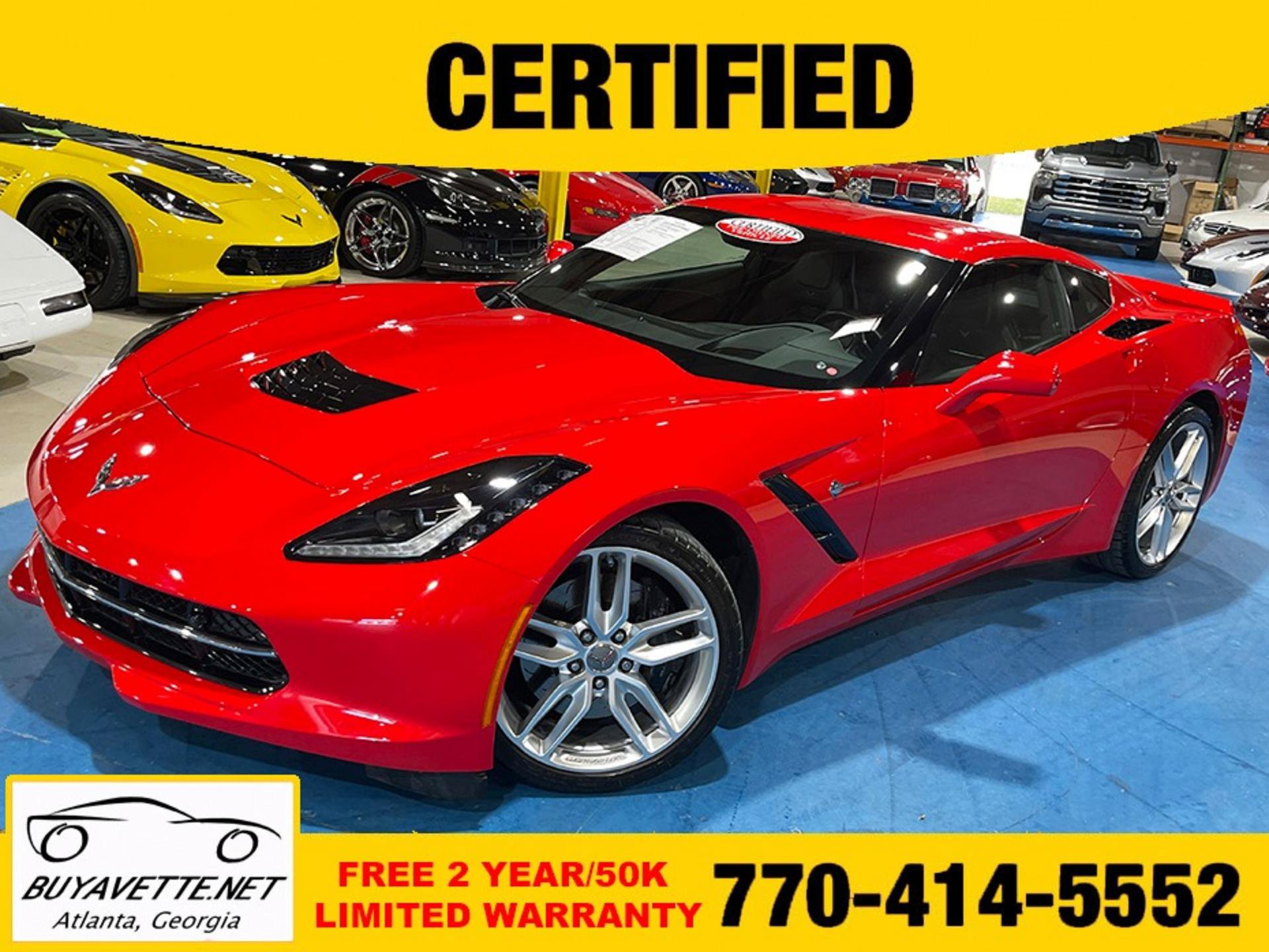 Used 2018 Chevrolet Corvette Stingray Coupe RWD image 1
