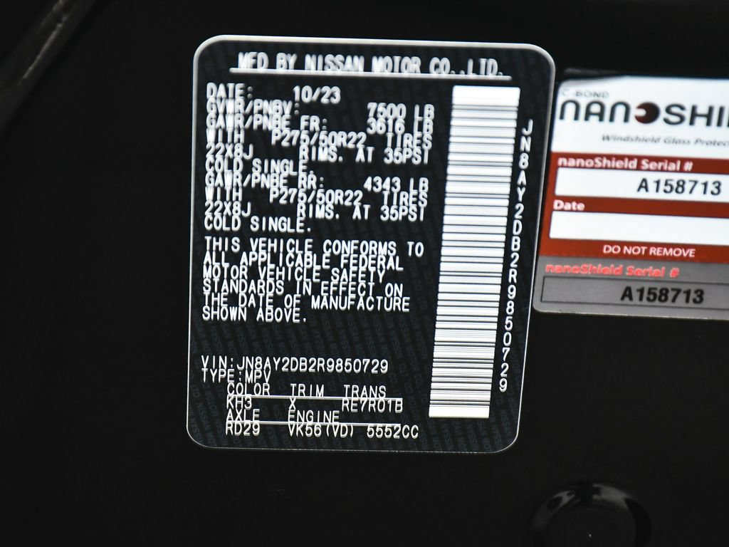 Used 2024 Nissan Armada Platinum w/ Captain's Chairs Package AWD/4WD image 17