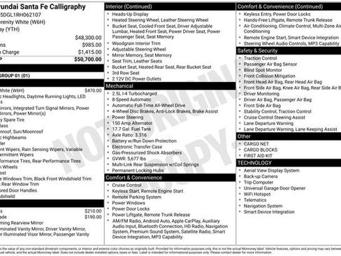Used 2024 Hyundai Santa Fe Calligraphy AWD/4WD image 32