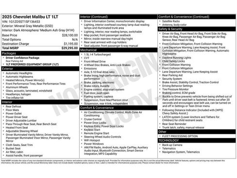 Used 2025 Chevrolet Malibu LT image 2