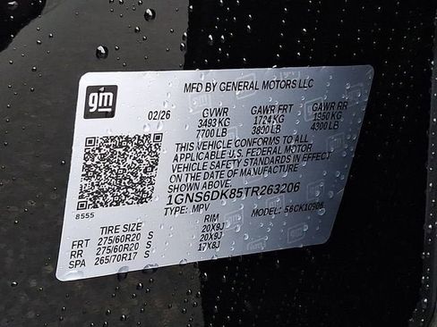 New 2026 Chevrolet Suburban Z71 w/ Z71 Off-Road Package image 13