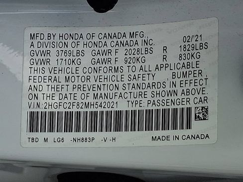 Used 2021 Honda Civic Sport image 28