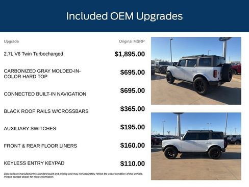 Used 2022 Ford Bronco Outer Banks image 11