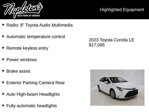 Used 2023 Toyota Corolla LE image 15