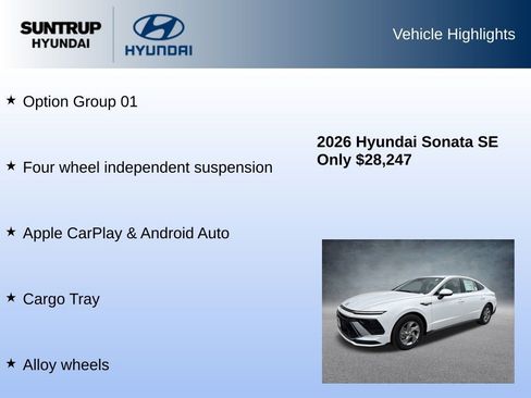 Used 2026 Hyundai Sonata SE image 8