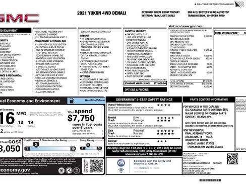 Used 2021 GMC Yukon Denali image 19