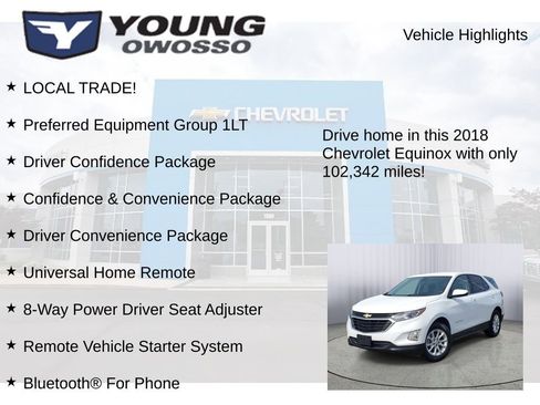 Used 2018 Chevrolet Equinox LT AWD/4WD image 7
