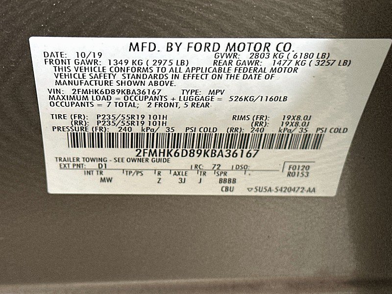 Used 2019 Ford Flex Limited AWD/4WD image 32