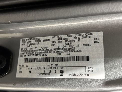 Used 2023 Ford F150 Lariat w/ Trailer Tow Package AWD/4WD image 39