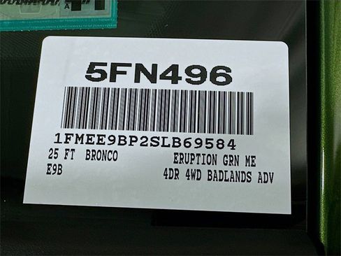 New 2025 Ford Bronco Badlands w/ Sasquatch Package image 18