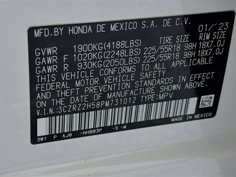 Certified 2023 Honda HR-V Sport image 30