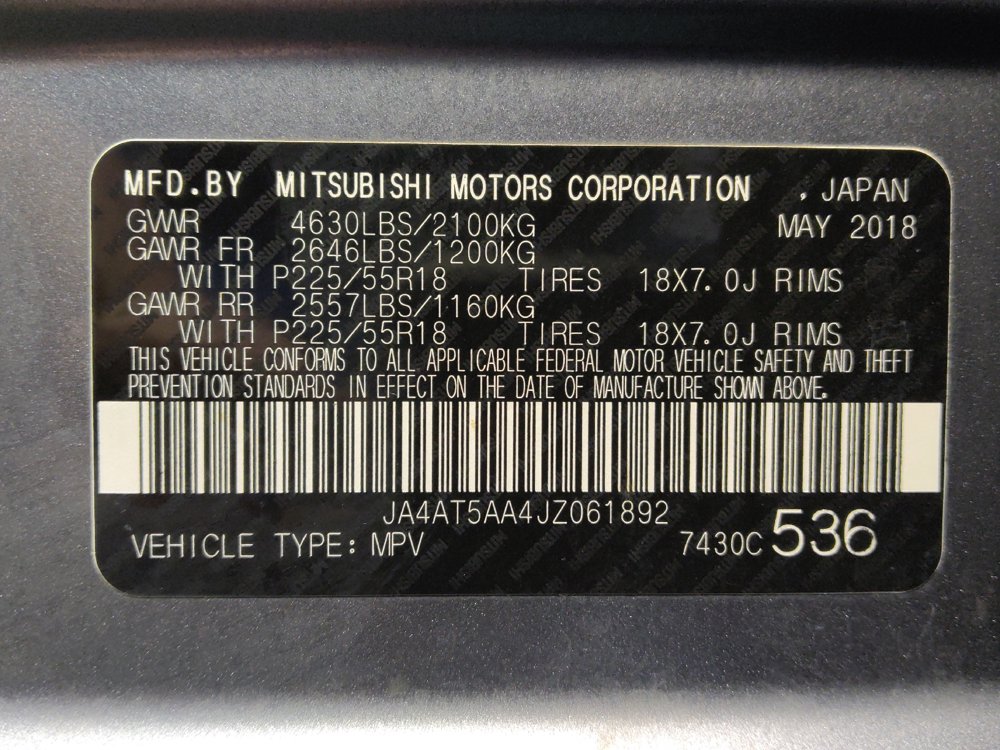 Used 2018 Mitsubishi Eclipse Cross SEL AWD/4WD image 33